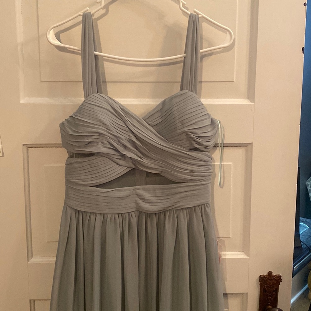 Birdy Grey Sage Elyse Bridesmaid gown NTW
